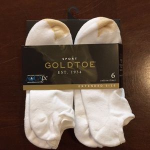 6 Pair Gold Toe Sport Liner